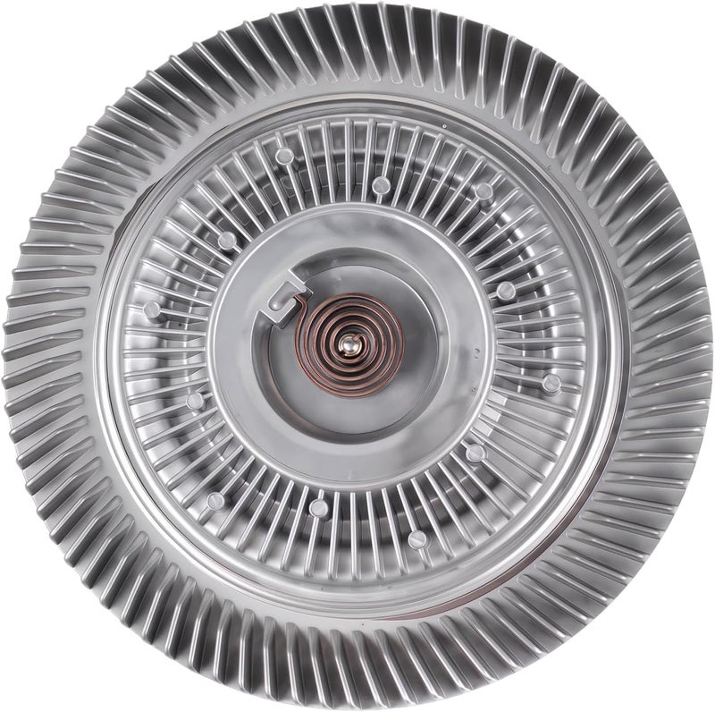 CUGANO 2733 Engine Cooling Fan Clutch for Dodge D150 V8 5.2L 1991 Ford Bronco V8 5.0L 1987-1996 Ford E-150 Econoline V8 5.0L 1987-1989 [2733, 19189699, 89000202, AU2Z8A616E] - Image 1